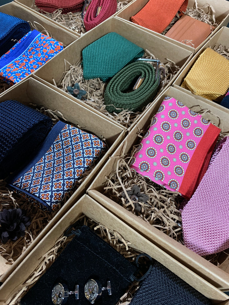 knitted tie gift sets