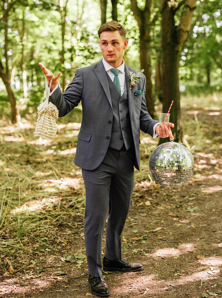Grey Wedding Suit & Knitted Tie Combinations: 36 Stylish Ideas for Grooms to Be