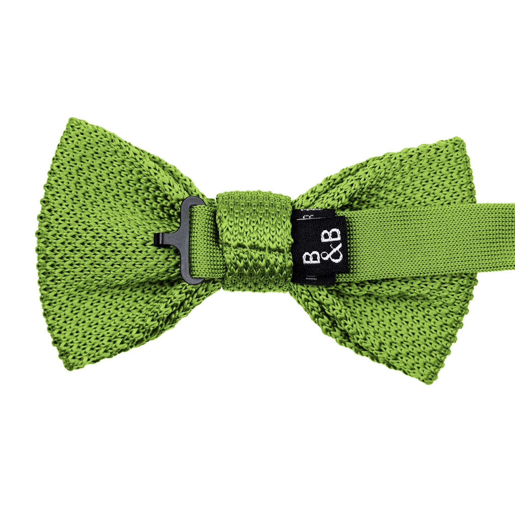 Broni&Bo Bow Tie Emerald Green Emerald Green Knitted Bow Tie