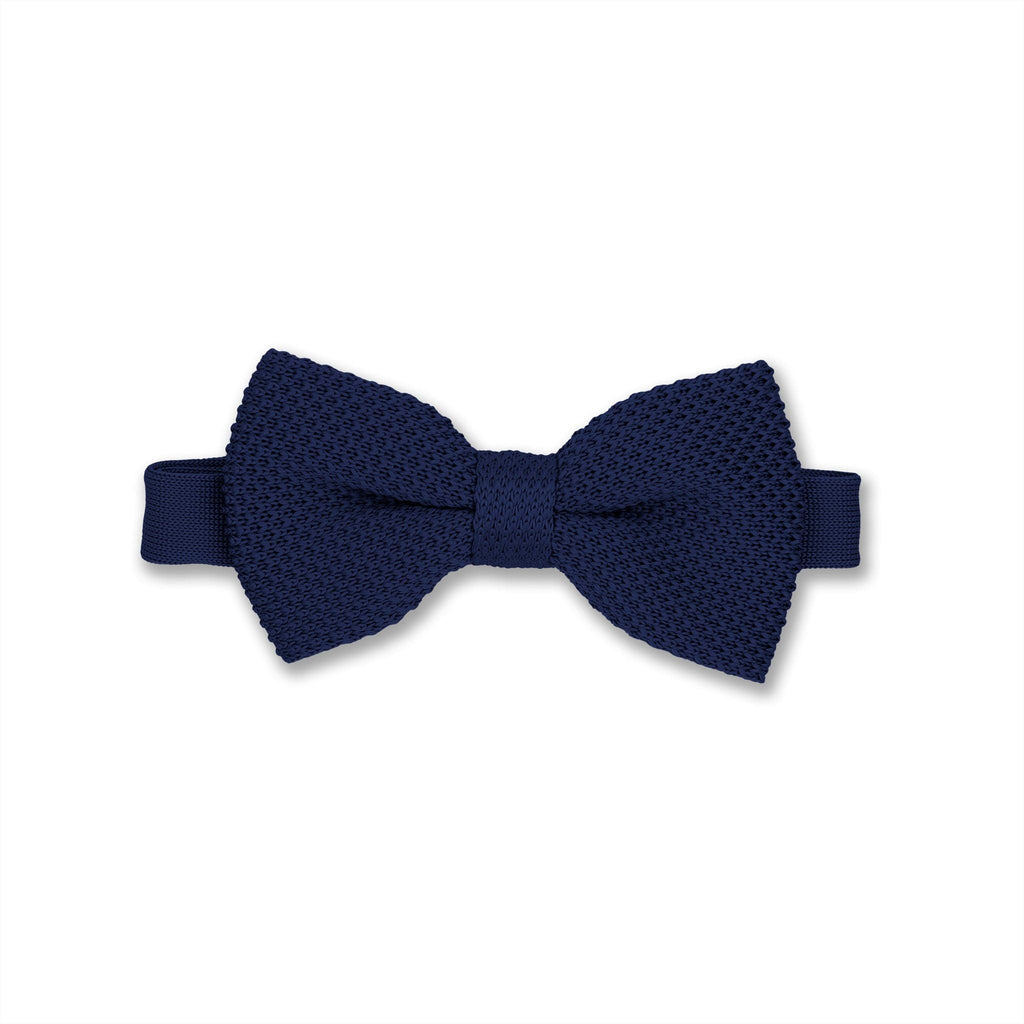 Broni&Bo Bow tie sets Stone Blue Stone Blue knitted bow tie and pocket square set