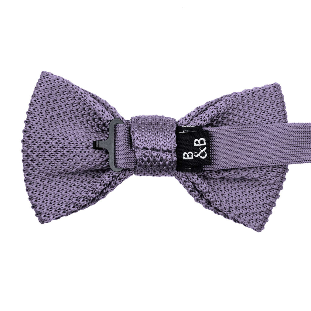 Broni&Bo Kids bow tie Blue Lilac Children's blue lilac knitted bow tie