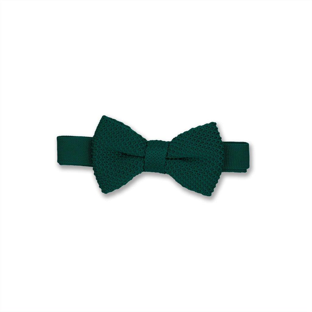 Broni&Bo Kids bow tie Green Children's green knitted bow tie