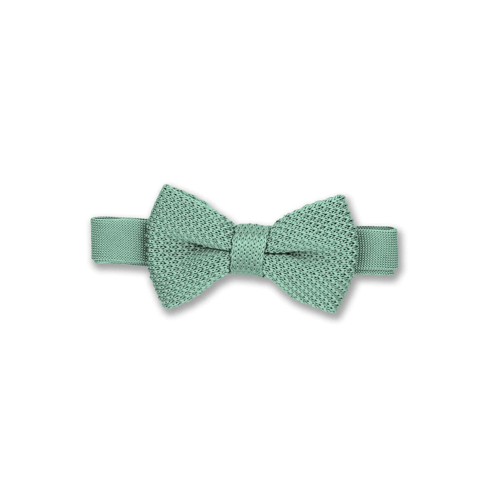 Broni&Bo Kids Bow Ties Sage Green Children's knitted bow ties