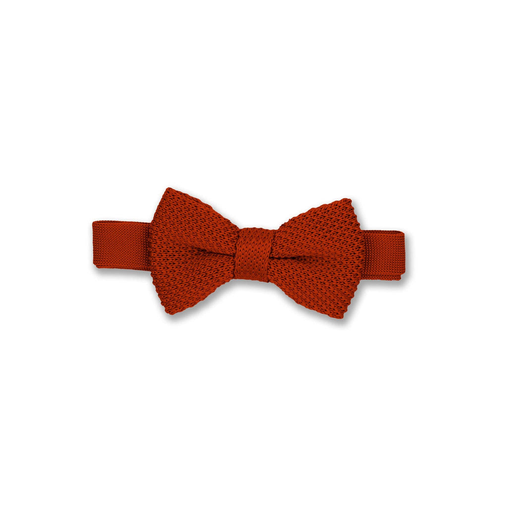 Broni&Bo Kids Bow Ties Terracotta Children's knitted bow ties