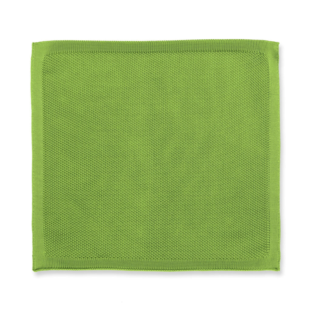 Broni&Bo Pocket Square Emerald green knitted pocket square