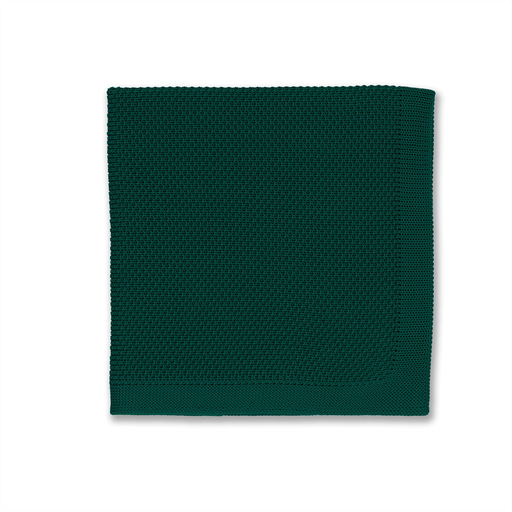 Broni&Bo Pocket Square Green knitted pocket square