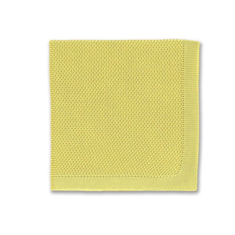 Broni&Bo Pocket Square Mellow yellow knitted pocket square