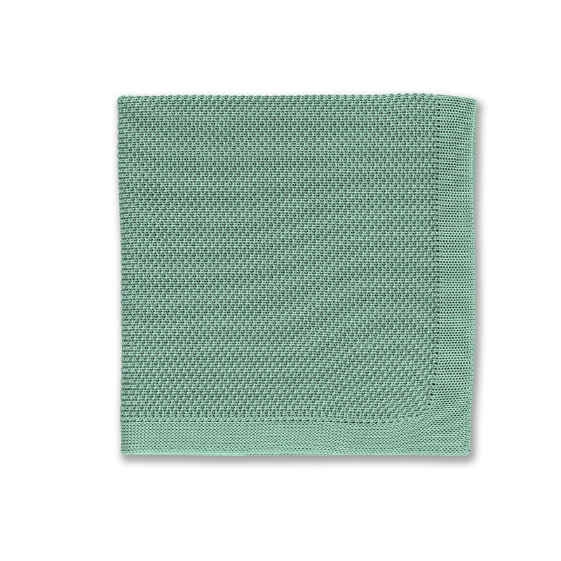Broni&Bo Pocket Square Sage green knitted pocket square