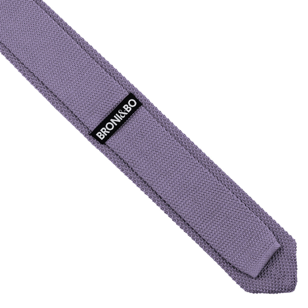 Broni&Bo Tie Blue Lilac Blue lilac knitted tie