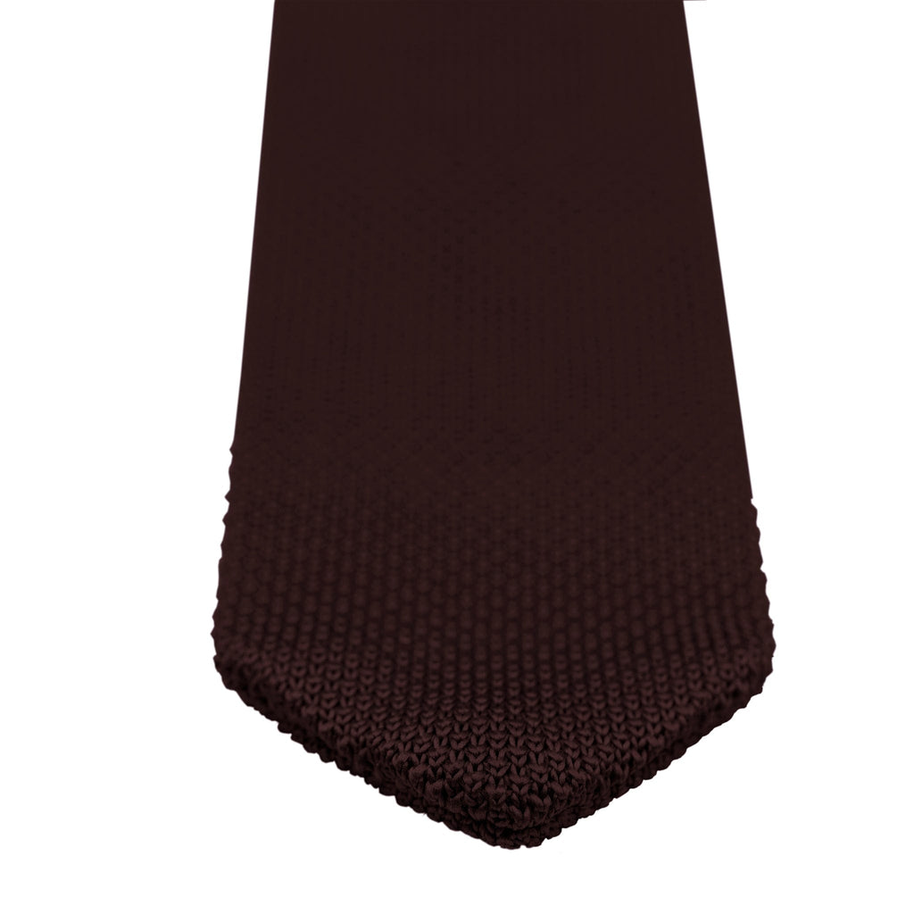 Broni&Bo Tie Brown Brown knitted tie