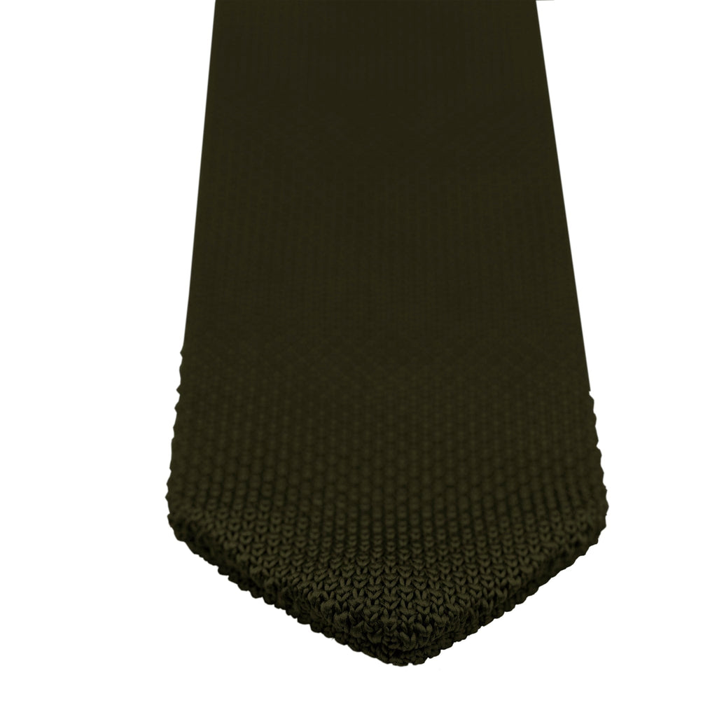 Broni&Bo Tie Moss Green Moss green knitted tie
