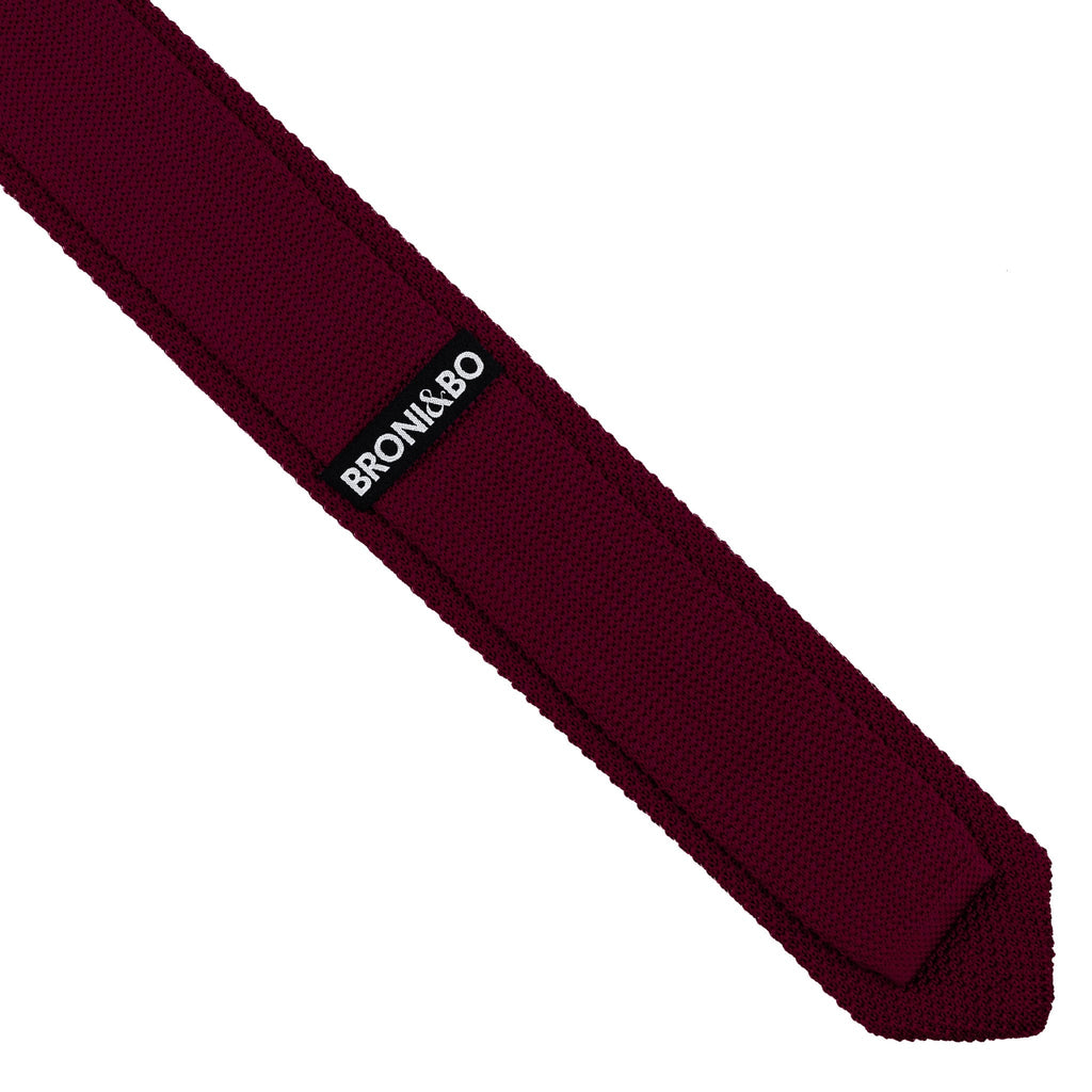 Broni&Bo Tie Mulberry Mulberry knitted tie