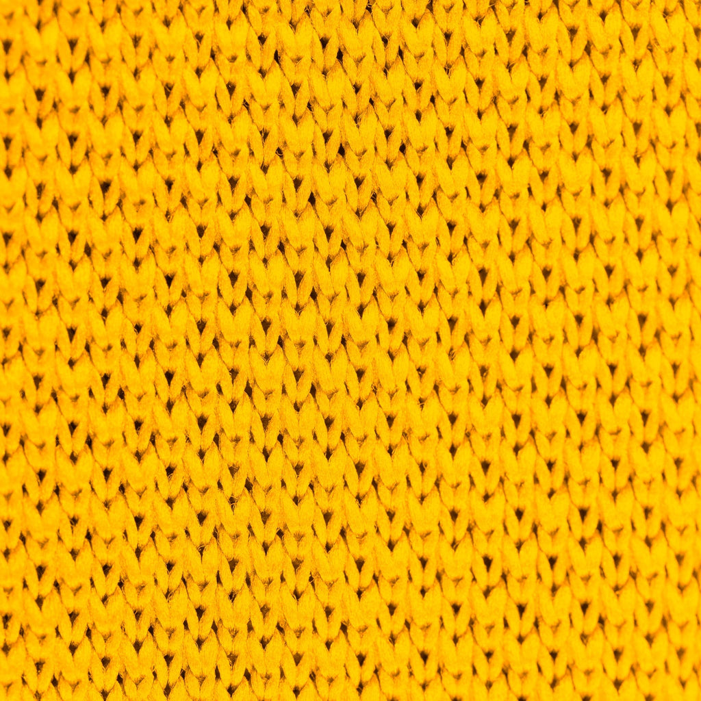Broni&Bo Tie Mustard Yellow Mustard yellow knitted tie