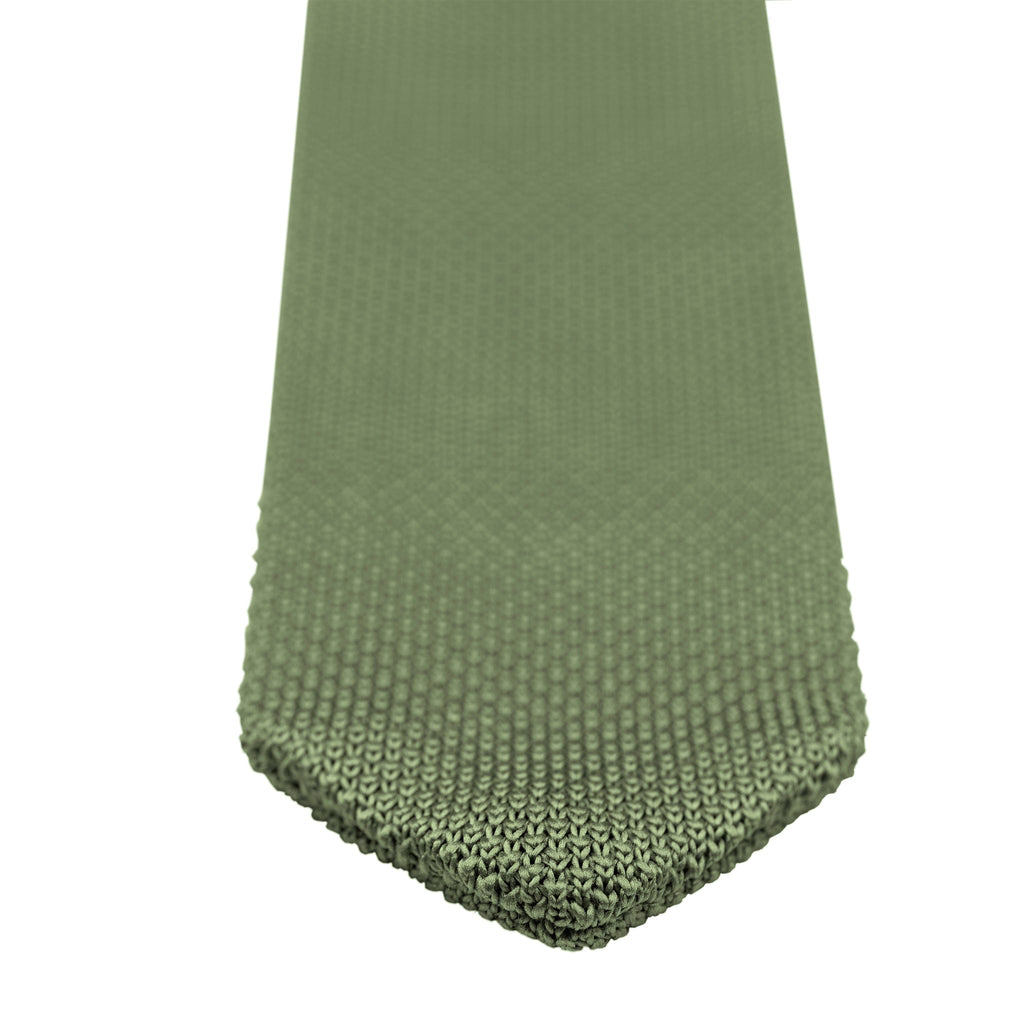 Broni&Bo Tie Olive Green Olive green knitted tie