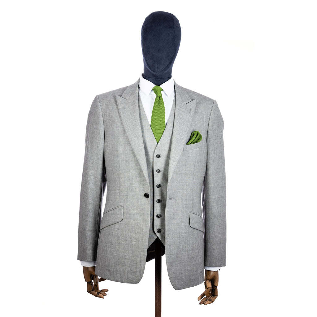 Broni&Bo Tie sets Emerald Green Emerald Green Knitted Tie and Knitted Pocket Square Set