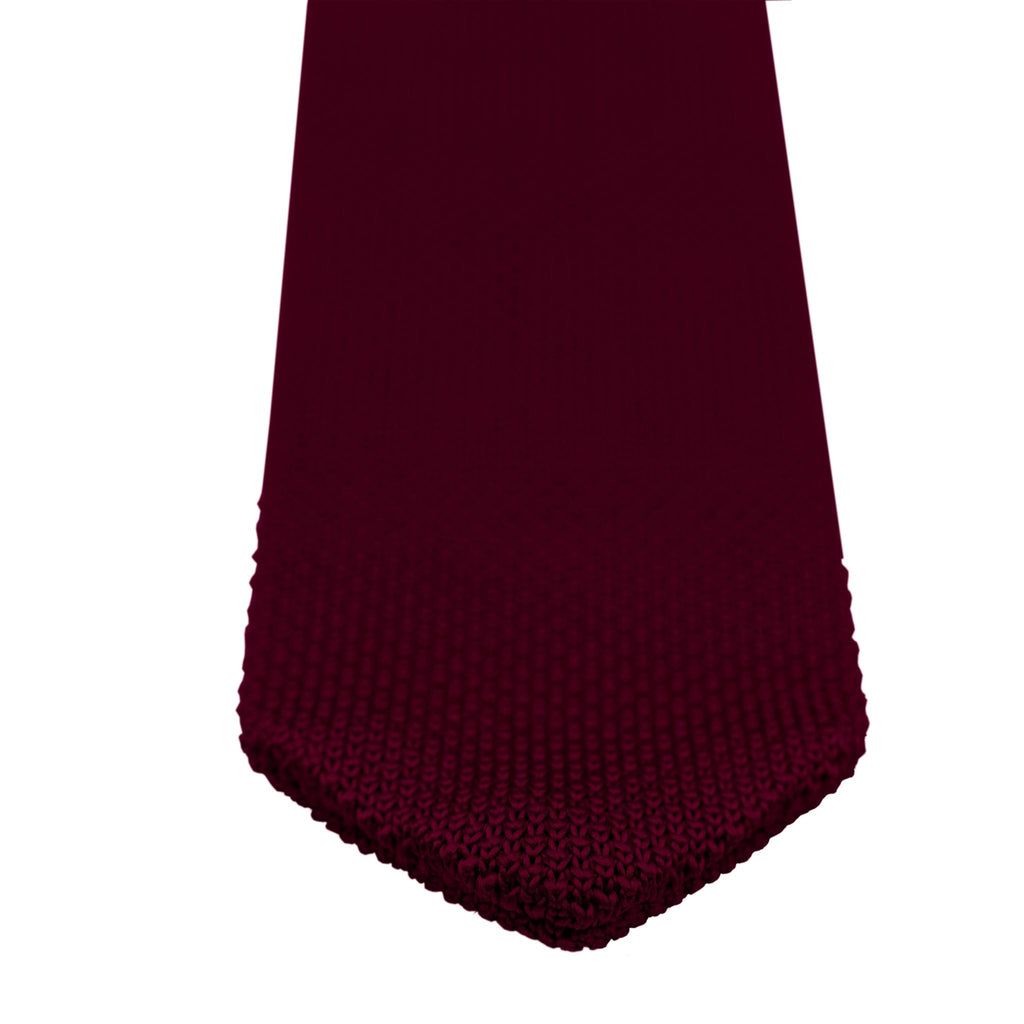 Broni&Bo Tie sets Mulberry Mulberry knitted tie and pocket square set