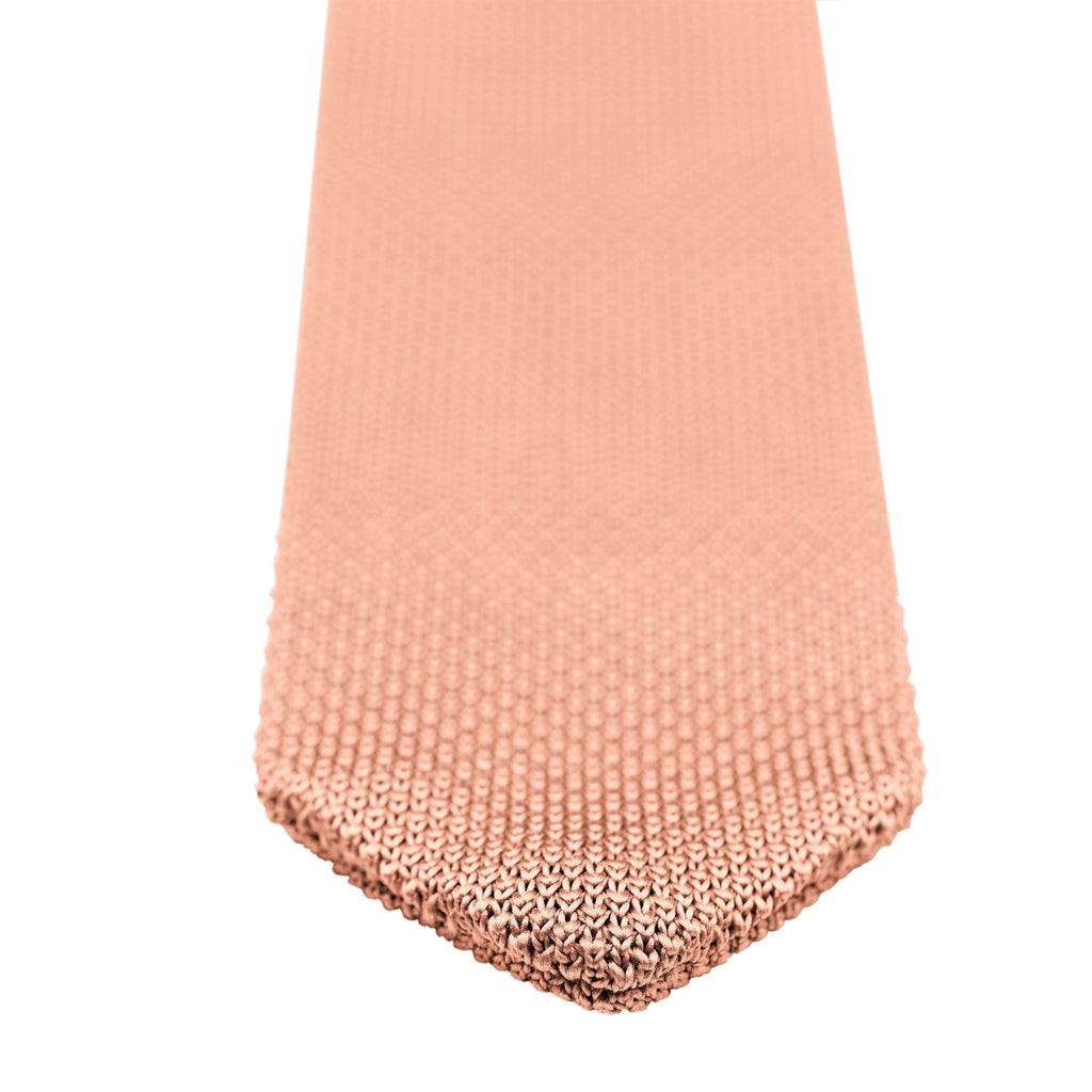 Broni&Bo Tie sets Rose Quartz Rose quartz knitted tie and pocket square set