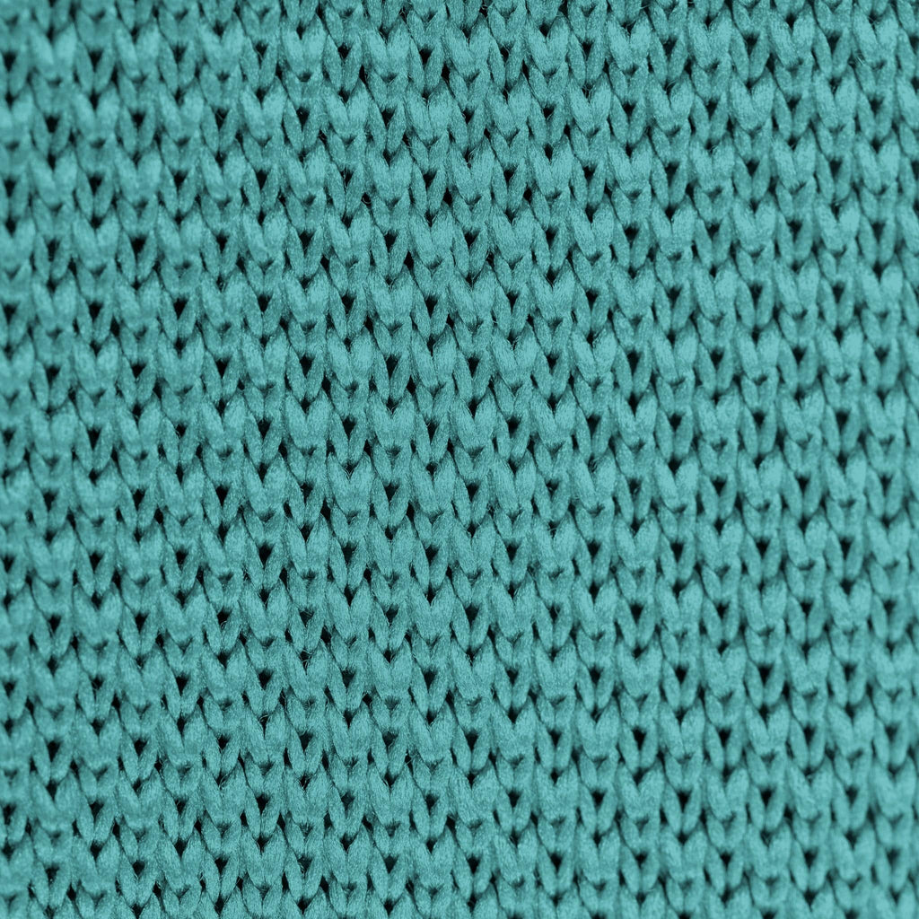 Broni&Bo Tie sets Teal Teal knitted tie and pocket square set