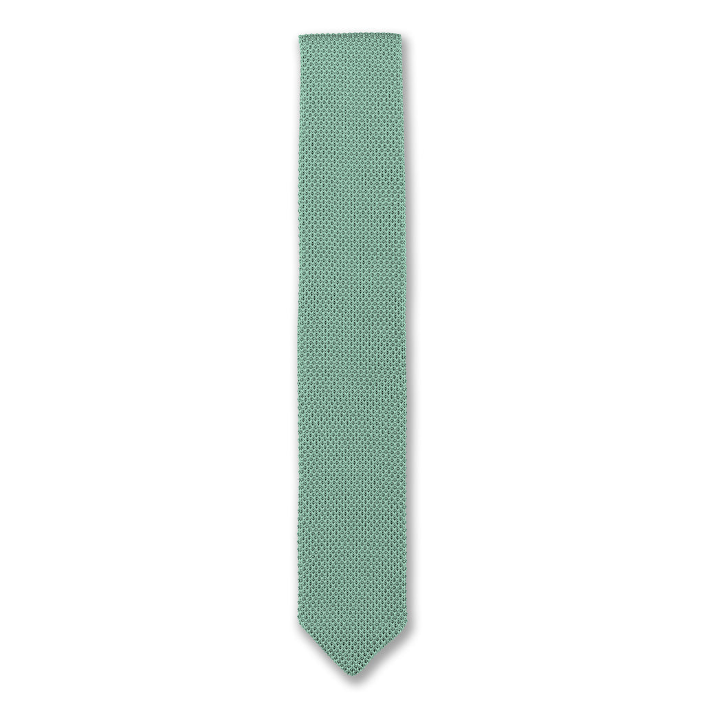 Green Knitted Ties