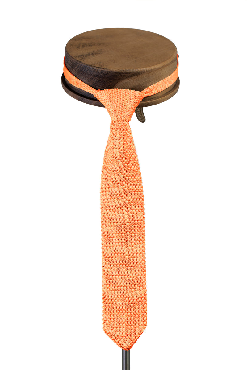 Childrens knitted ties Coral Fusion