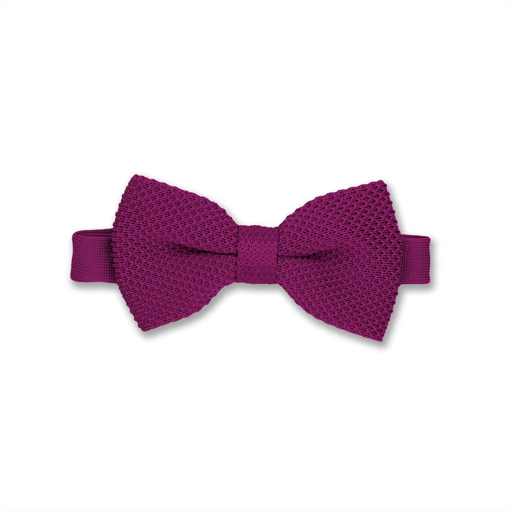 Broni&Bo Berry Pink Knitted bow ties