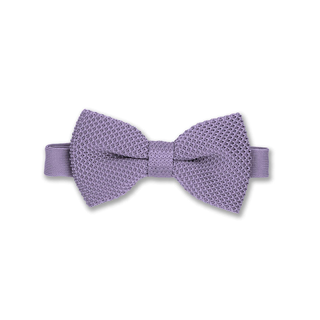 Broni&Bo Blue Lilac Knitted bow ties
