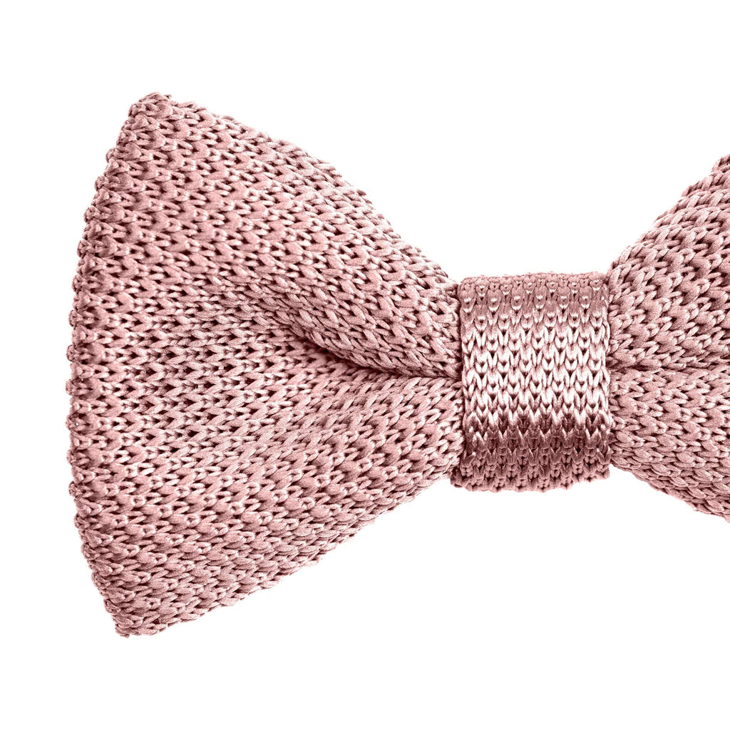 Broni&Bo Bow Tie Antique Rose Antique rose knitted bow tie