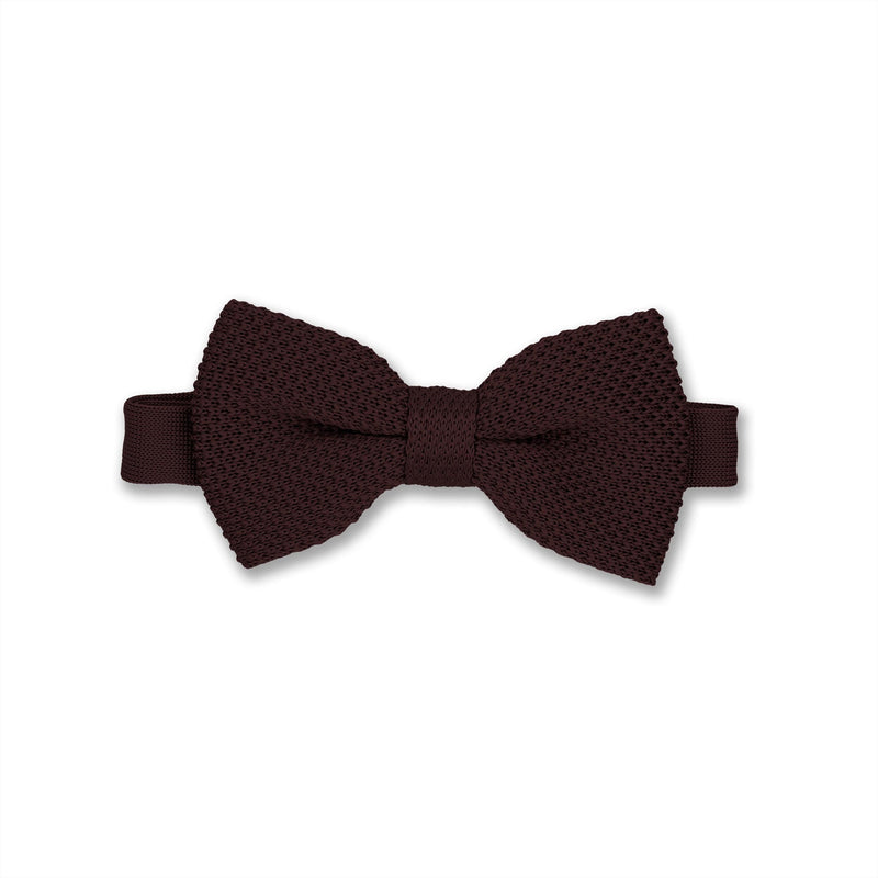 Broni&Bo Bow Tie Brown Brown knitted bow tie