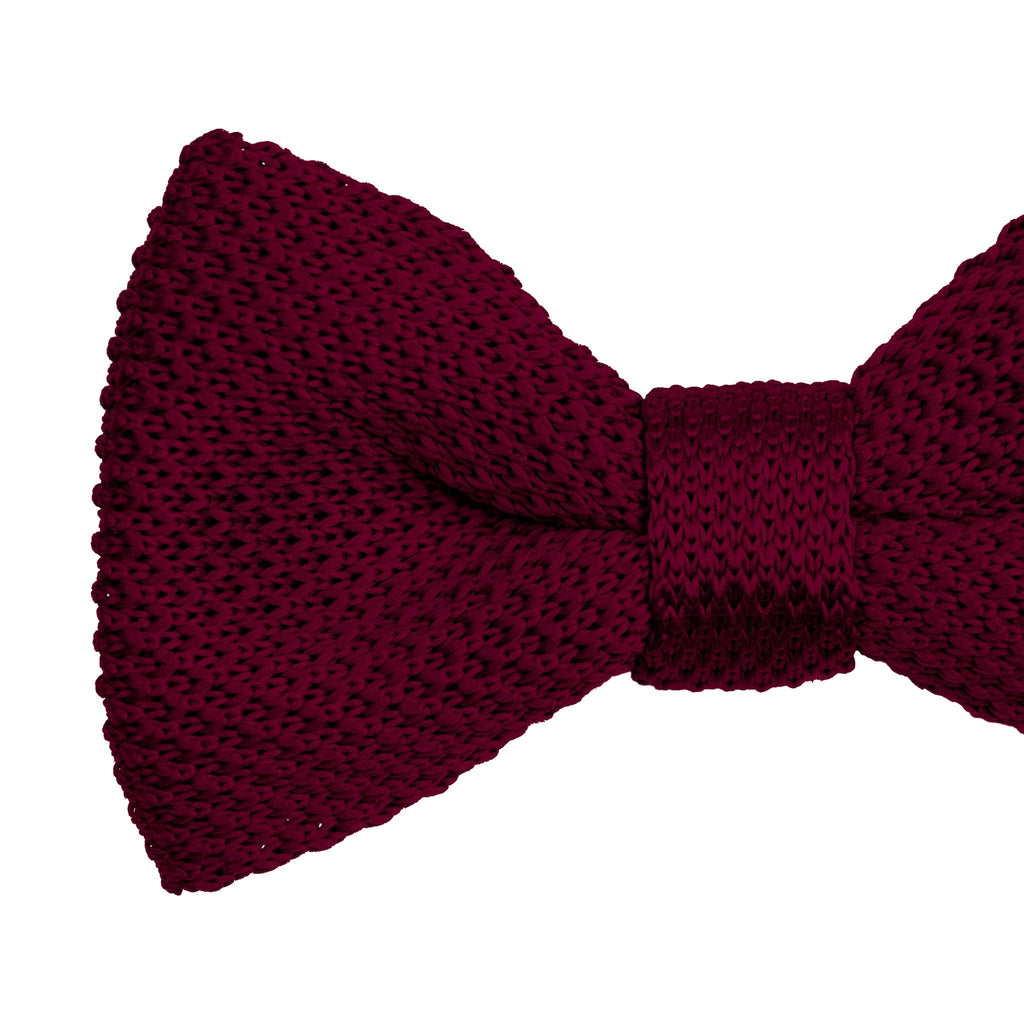 Broni&Bo Bow Tie Mulberry Mulberry knitted bow tie