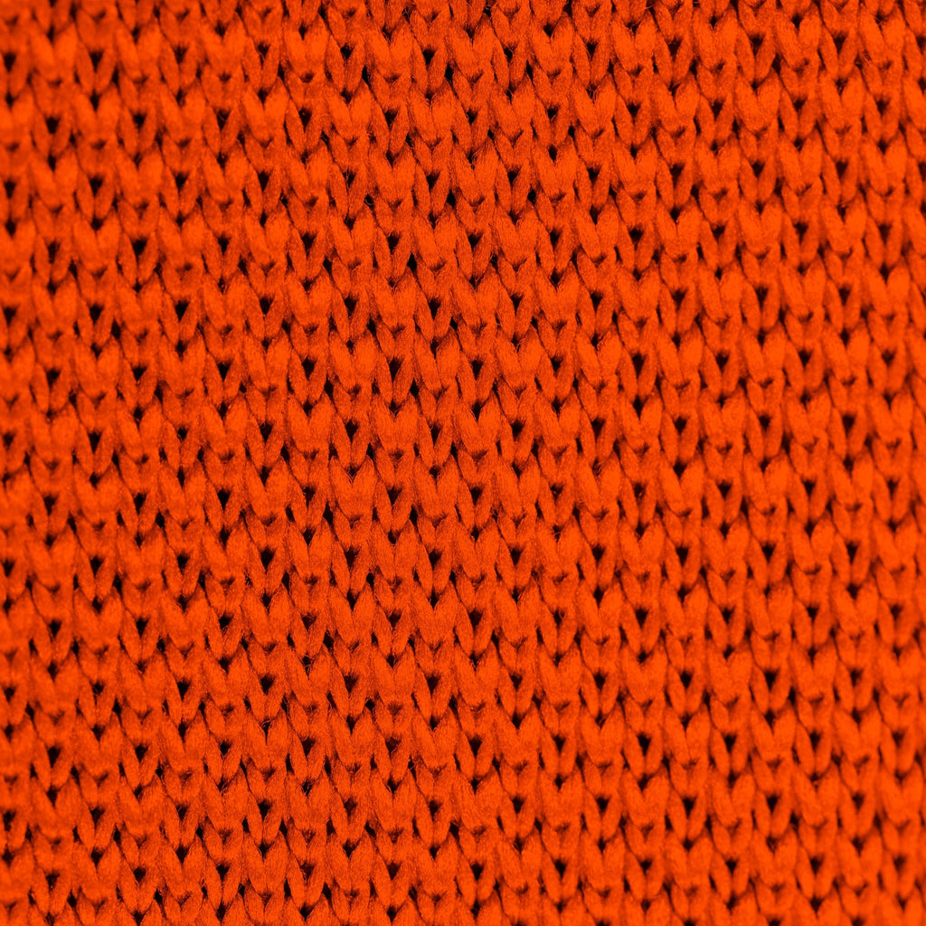 Broni&Bo Bow tie sets Dark Burnt Orange Dark burnt orange knitted bow tie and pocket square set