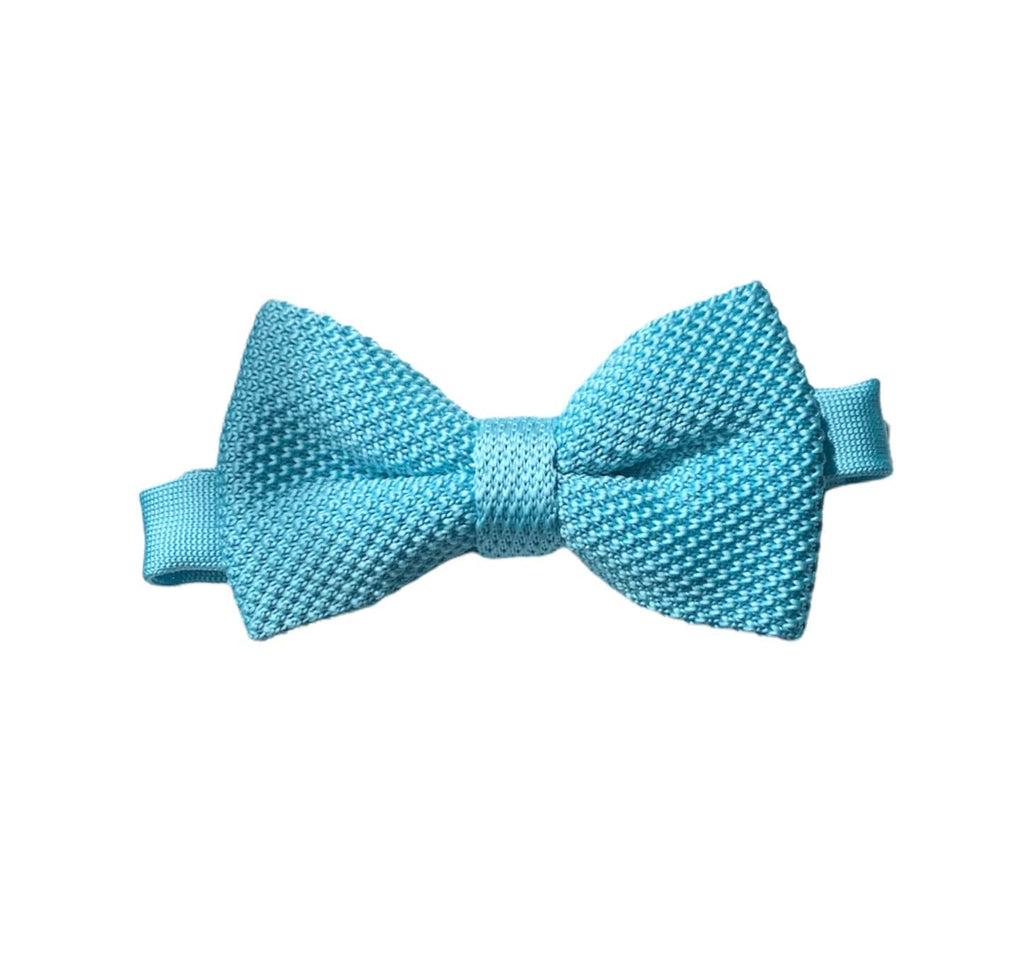 Broni&Bo Bow Tie Sky Blue Knitted Bow Tie | Wedding