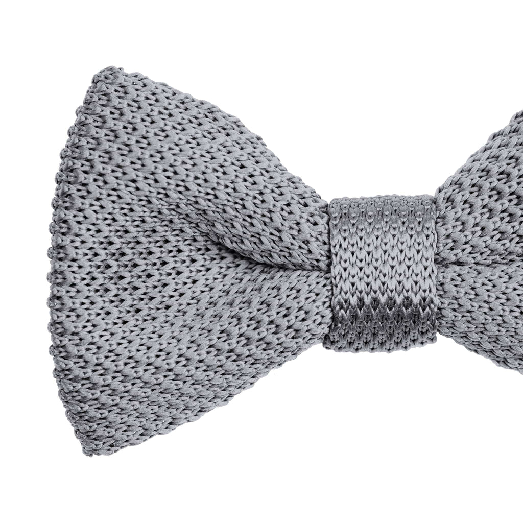 Broni&Bo Bow Tie Stone Grey Stone Grey Knitted Bow Tie
