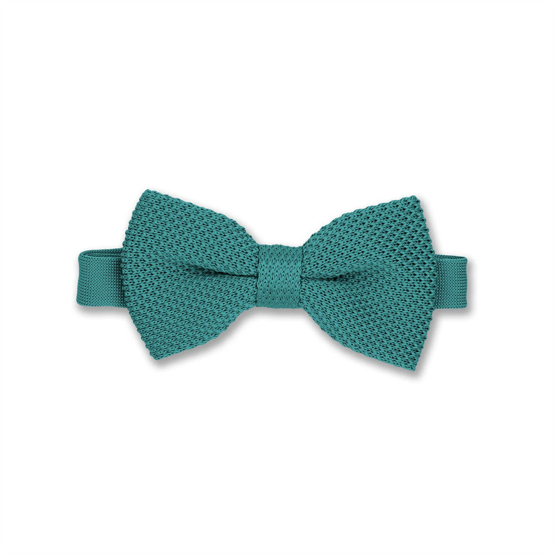 Broni&Bo Bow Tie Teal Teal knitted bow tie