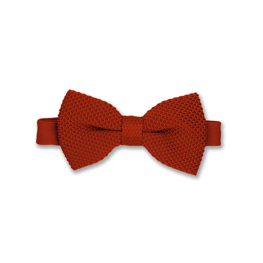 Broni&Bo Bow Tie Terracotta Terracotta knitted bow tie