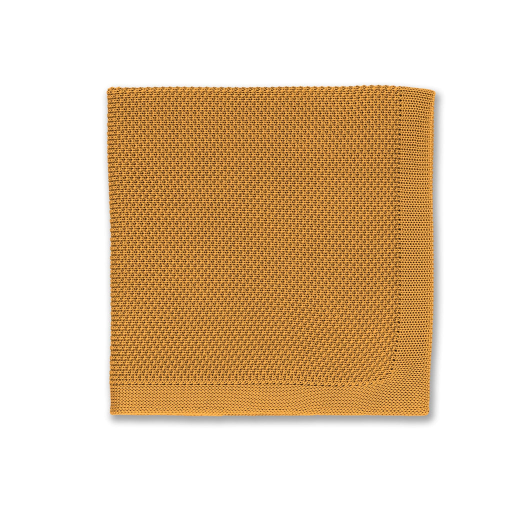 Broni&Bo Champagne Gold Knitted Pocket Square