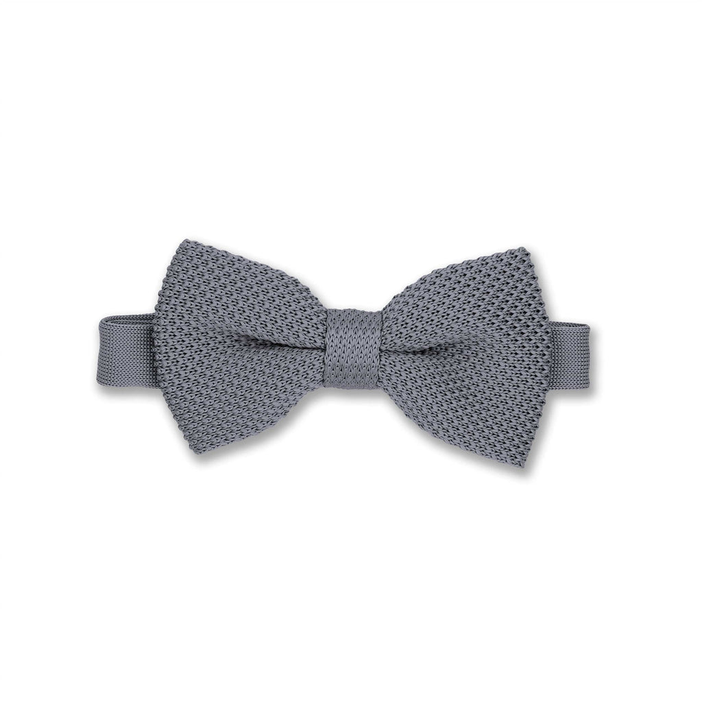 Broni&Bo Dove Grey Knitted bow ties