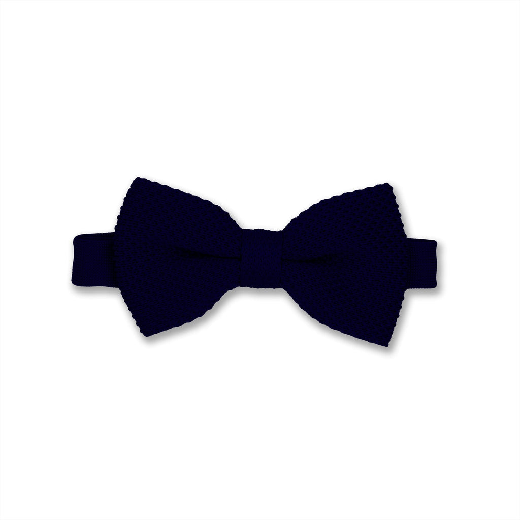 Broni&Bo Ink Blue Knitted bow ties