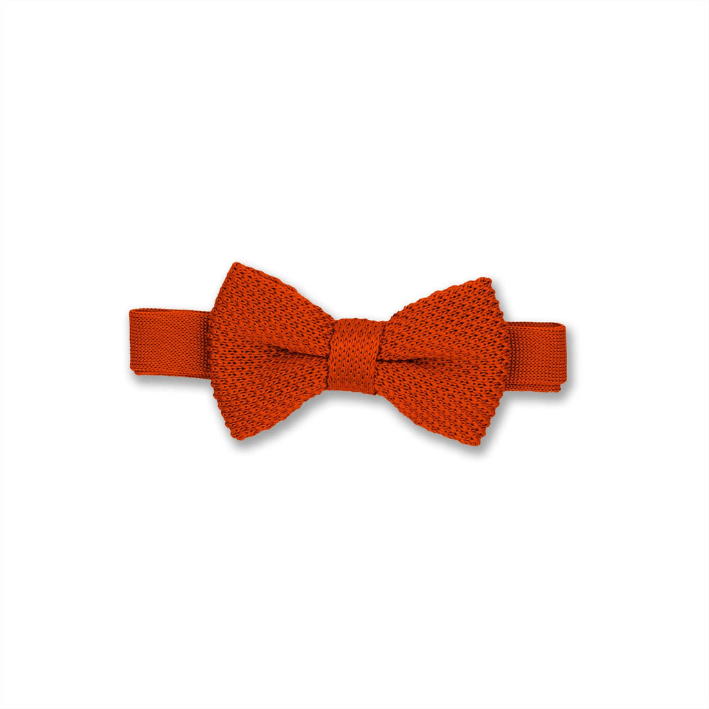 Broni&Bo Kids bow tie Dark Burnt Orange Children's Dark Burnt Orange knitted Bow tie
