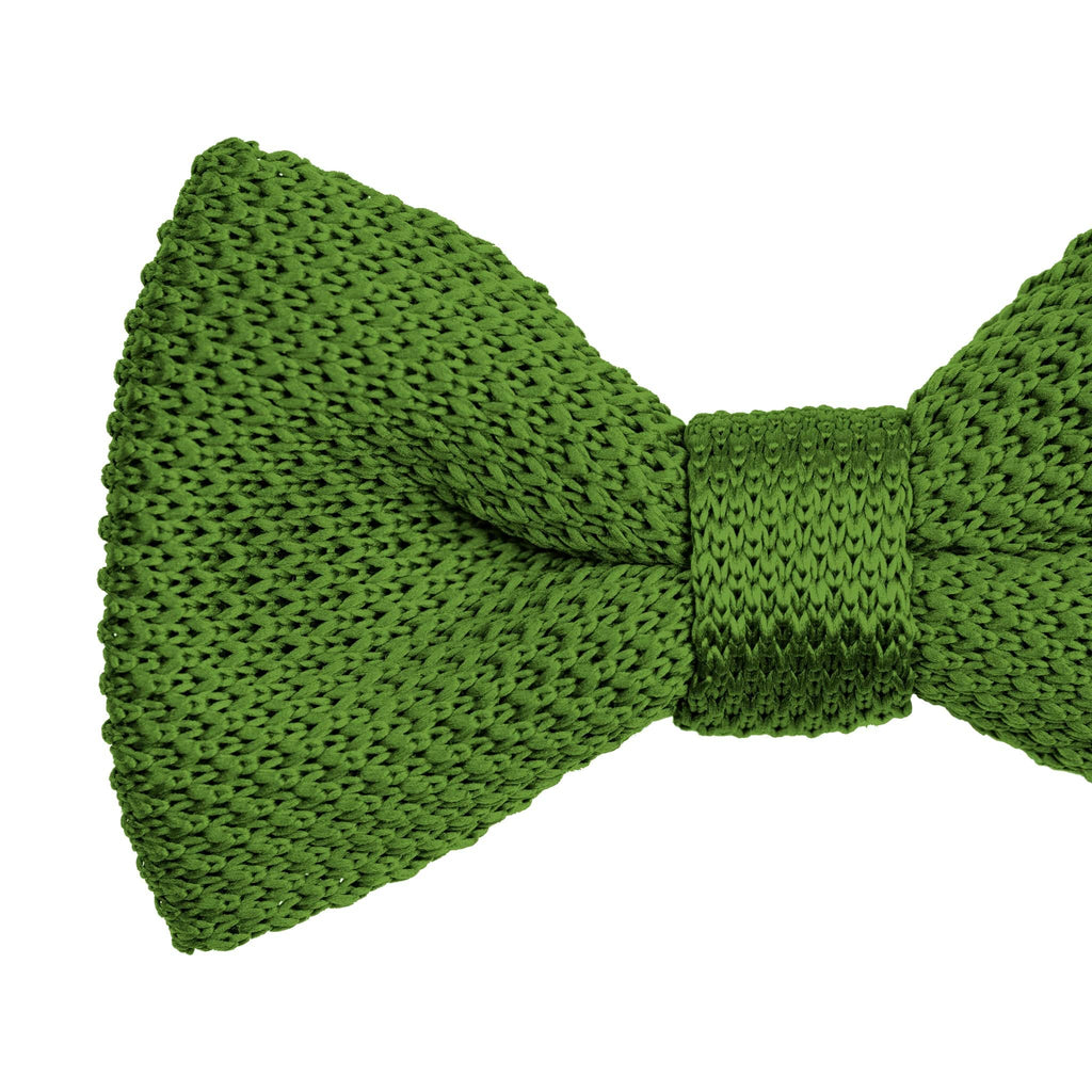 Broni&Bo Kids bow tie Dark Olive Green Children's Dark Olive Green knitted Bow tie