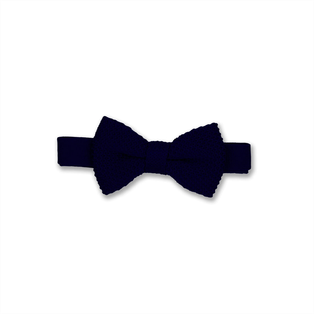 Broni&Bo Kids bow tie Ink Blue Children's Ink blue knitted Bow tie