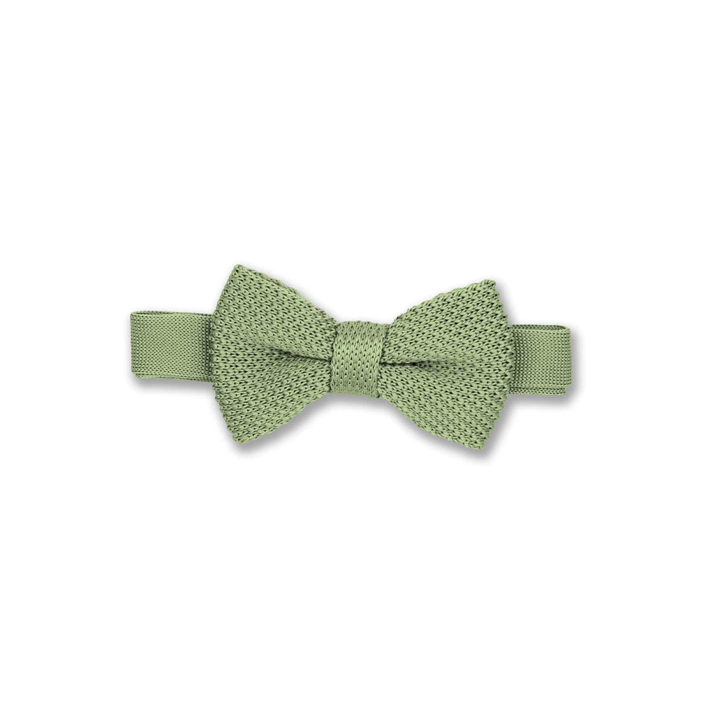 Broni&Bo Kids bow tie Olive Green Olive Green Children's Knitted Bow Tie