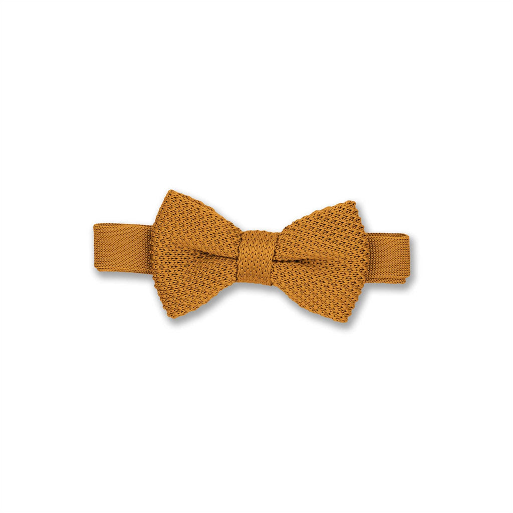 Broni&Bo Kids bow tie Orange Ember Children's orange ember knitted bow tie