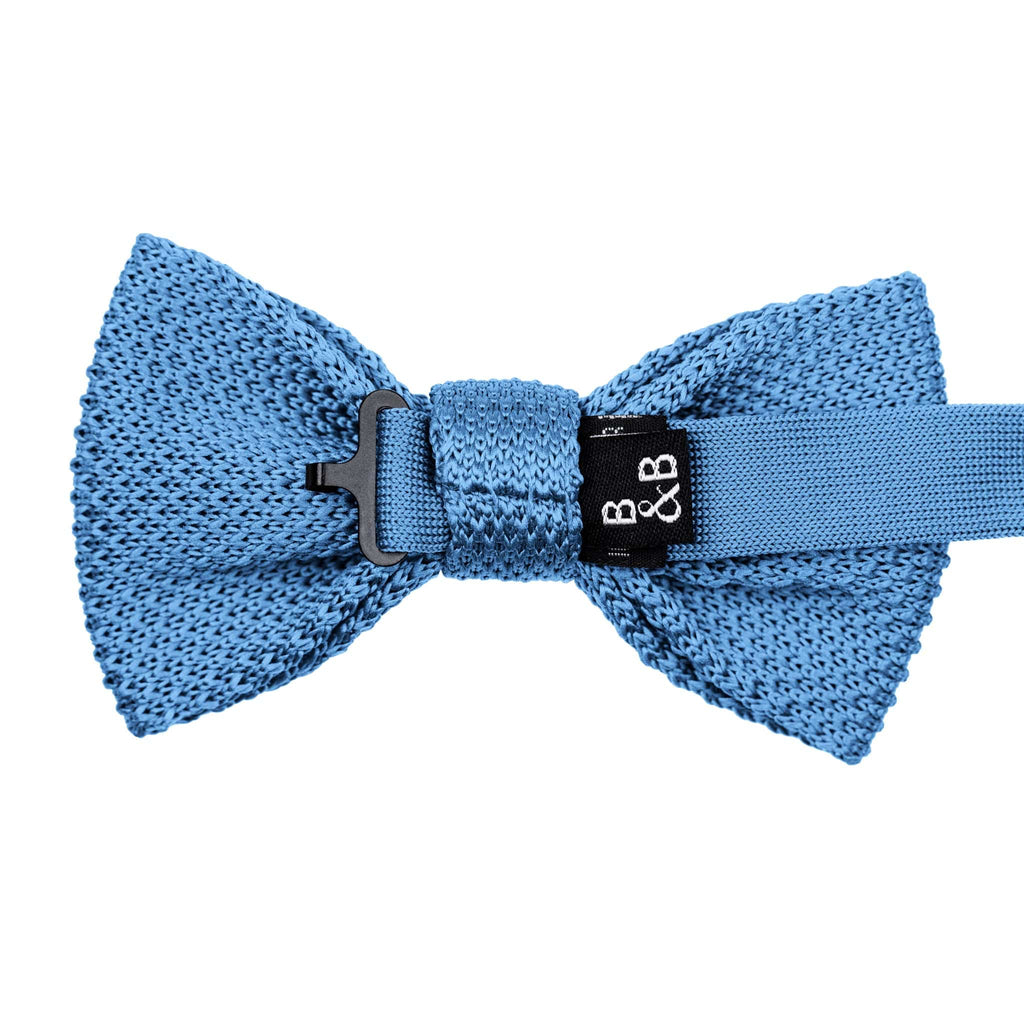 Broni&Bo Kids bow tie Pastel Blue Children's Pastel Blue knitted Bow tie