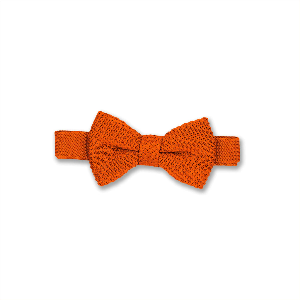Broni&Bo Kids Bow Ties Burnt Orange Children's knitted bow ties