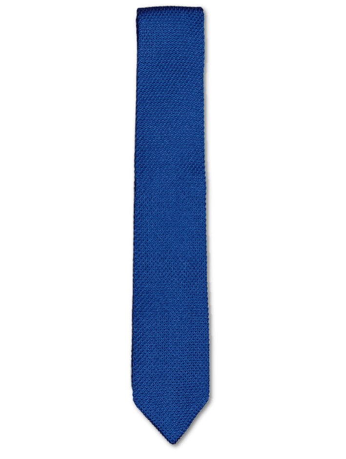 Royal Blue Knitted Tie