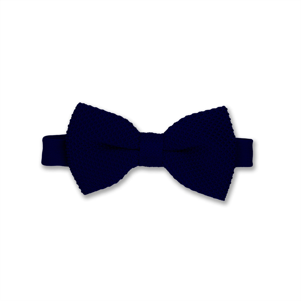 Broni&Bo Navy Blue Knitted bow ties