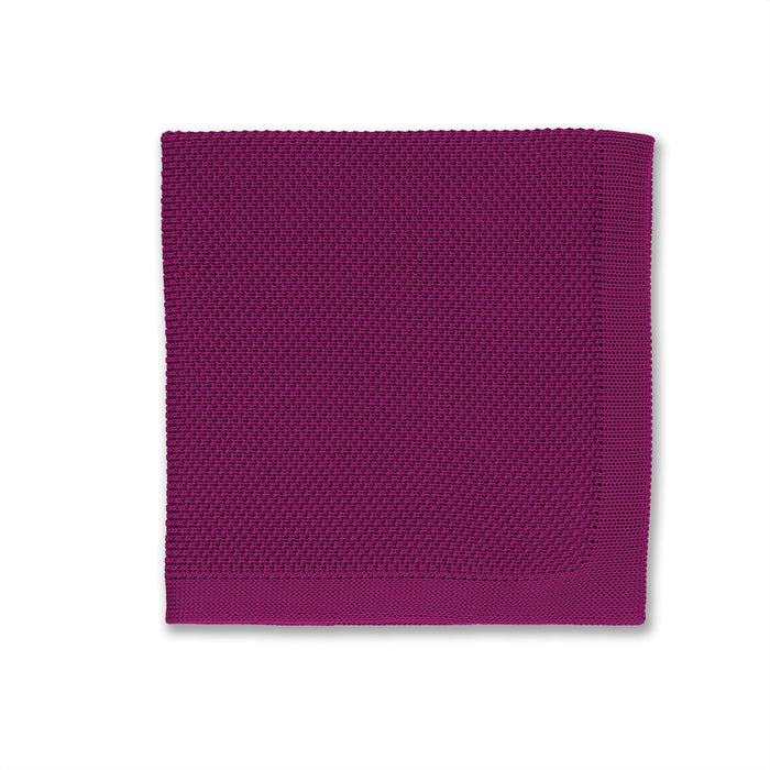 Broni&Bo Pocket Square Berry pink knitted pocket square