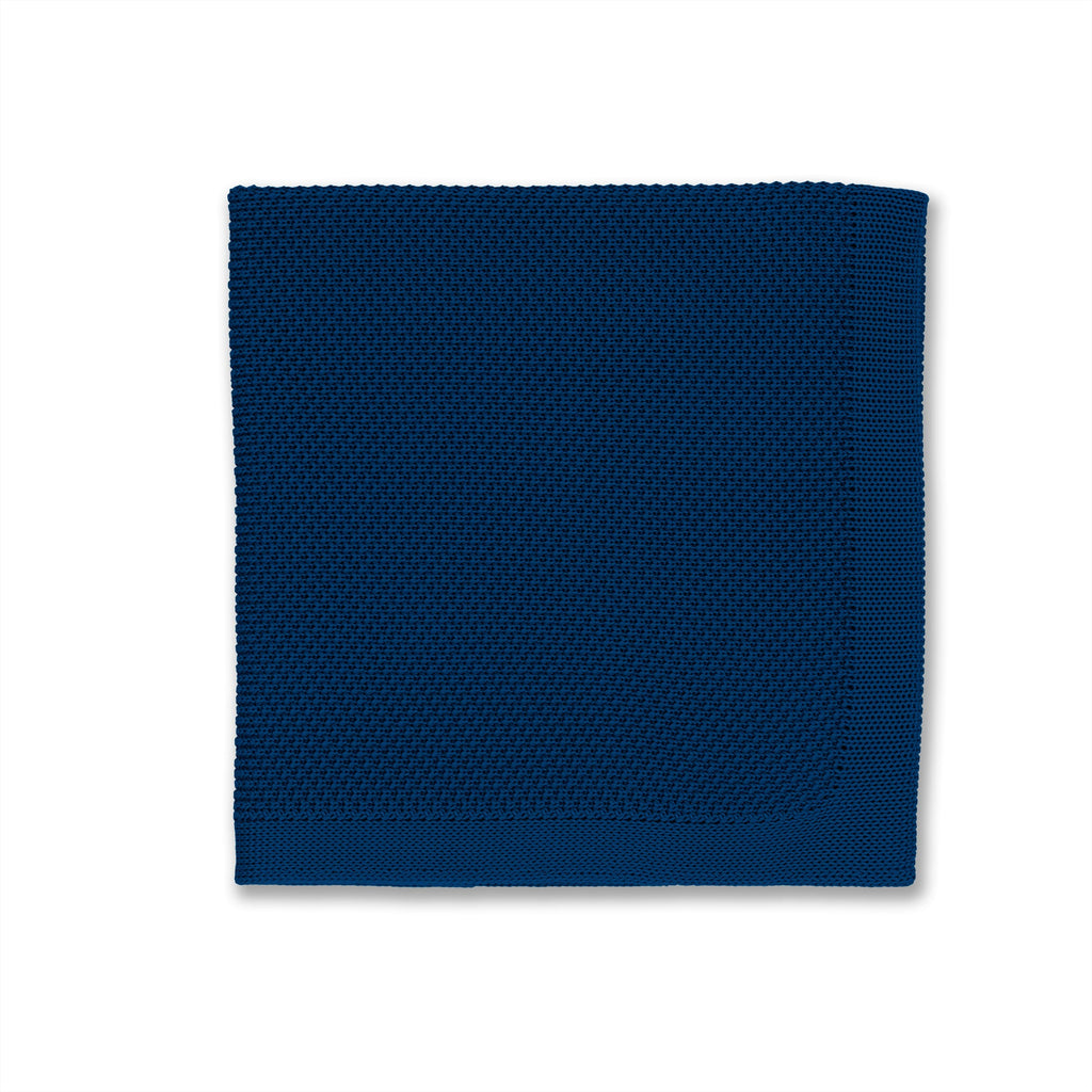 Broni&Bo Pocket Square Midnight blue knitted pocket square
