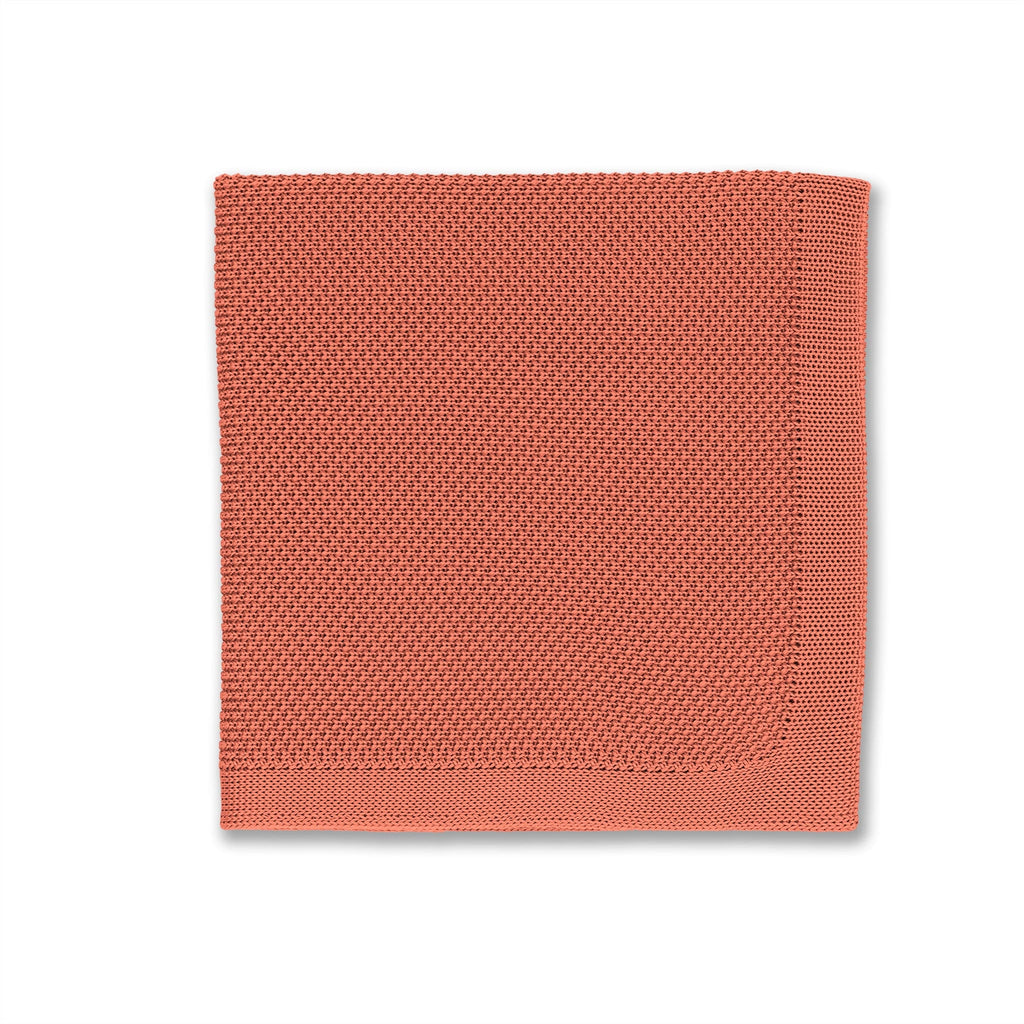 Broni&Bo Pocket Square Rustic orange knitted pocket square