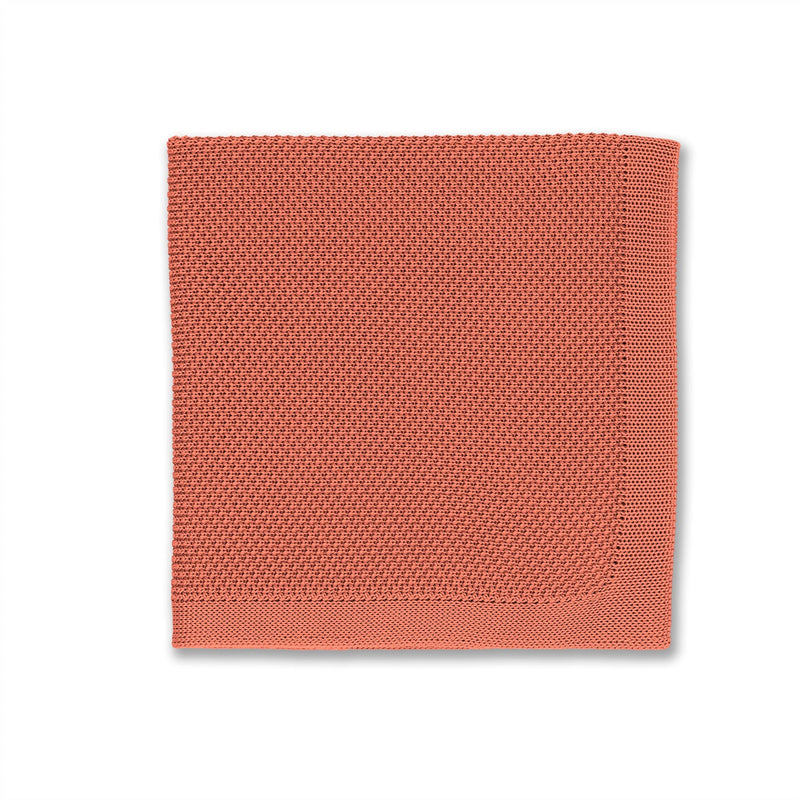 Broni&Bo Pocket Square Rustic orange knitted pocket square